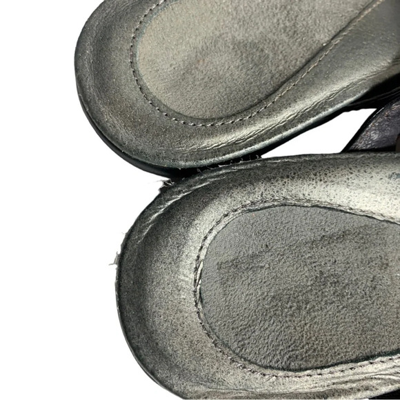 Naot Formal Black Patent Rhinestone Crisscross Heels Sandal EUR 40 US 9-9.5 - Picture 7 of 16